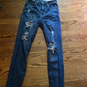 Distressed American Eagle Jeans. Size 2